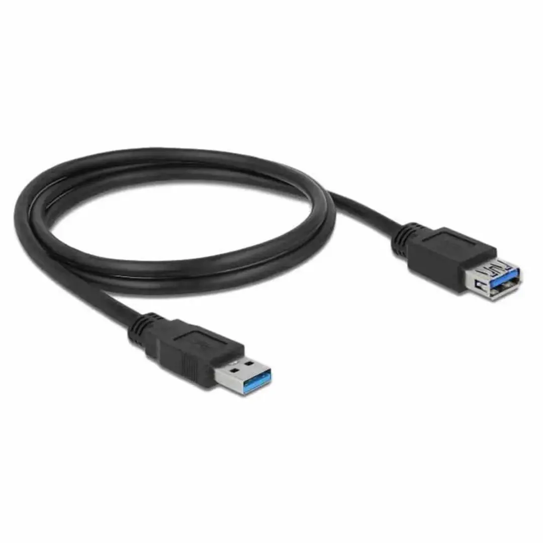 Delock 85074 USB A naar Micro-USB B Kabel - 2m - Zwart - afbeelding 2 van 3