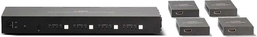 Lindy 38328 AV Extender - Zwart - afbeelding 2 van 5