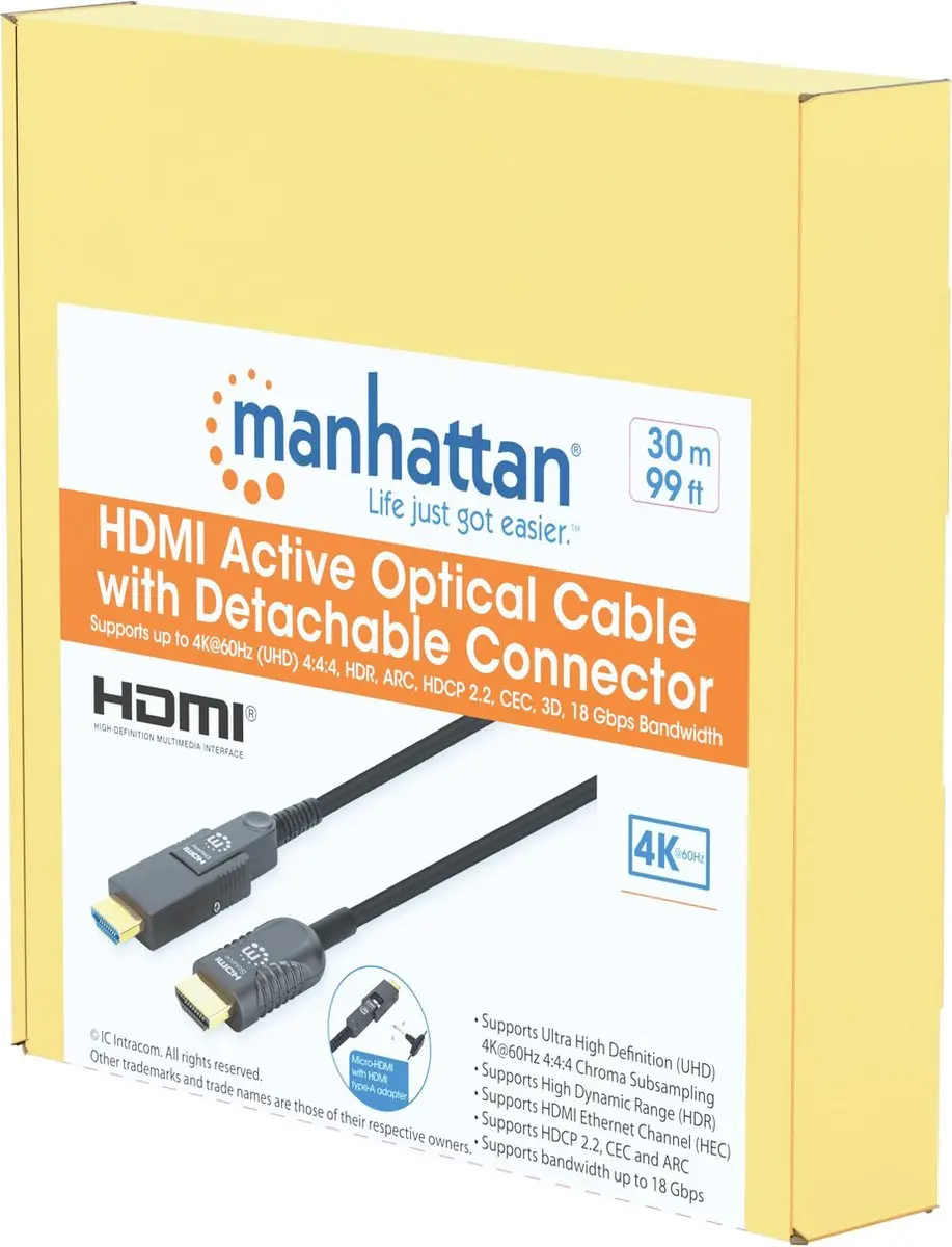 Manhattan 355520 HDMI-kabel 30m - afbeelding 5 van 6