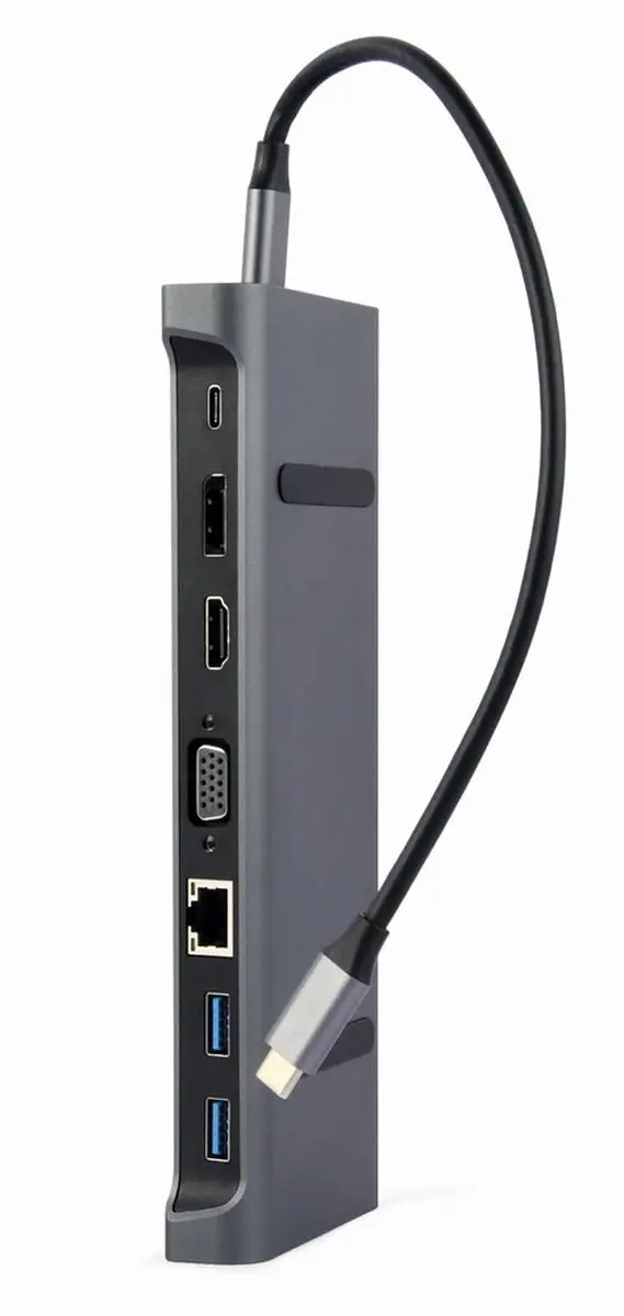 Gembird USB Type-C 9-in-1 Multipoort Adapter