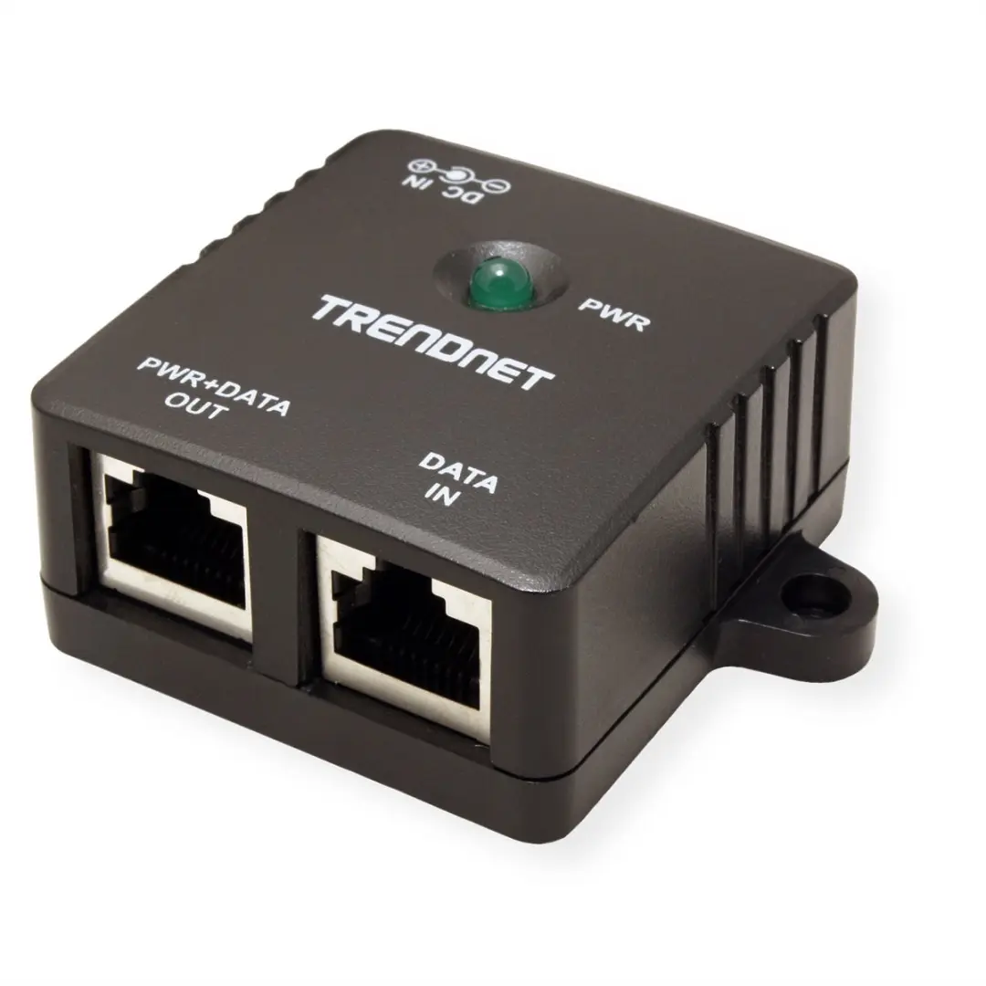 Trendnet TPE-113GI PoE Injector 15,4W - Zwart - afbeelding 2 van 3