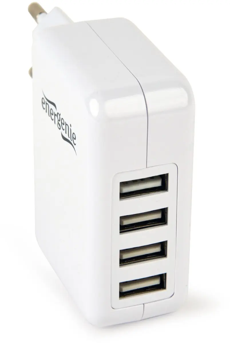 Gembird EG-U4AC-02 4-poorts USB-lader - 15W - Wit - afbeelding 5 van 6