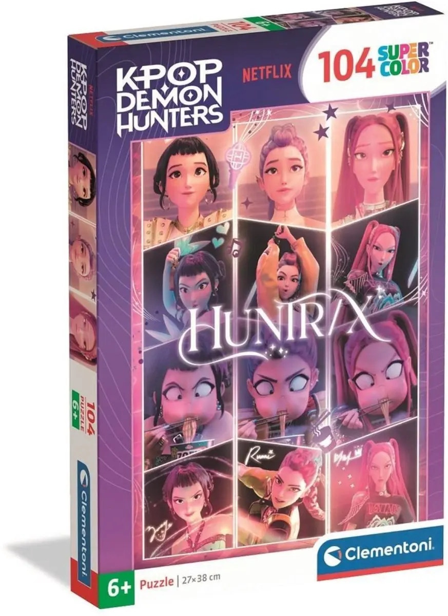 Clementoni KPop Demon Hunters 2 Puzzel 104 Stuks