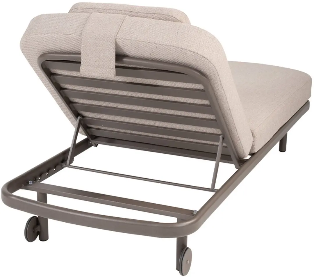 4 Seasons Milano Terre Ligbed met kussen en hoofdsteun - afbeelding 2 van 6