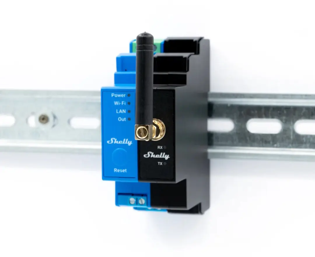 Shelly Pro LoRa Add-on S-ProLoRaAdd - Domotica Module - Zwart - afbeelding 4 van 6