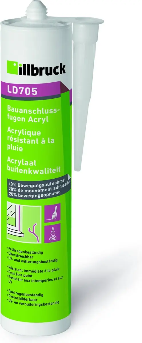 Illbruck LD705 Acrylaatkit Buiten 310ml