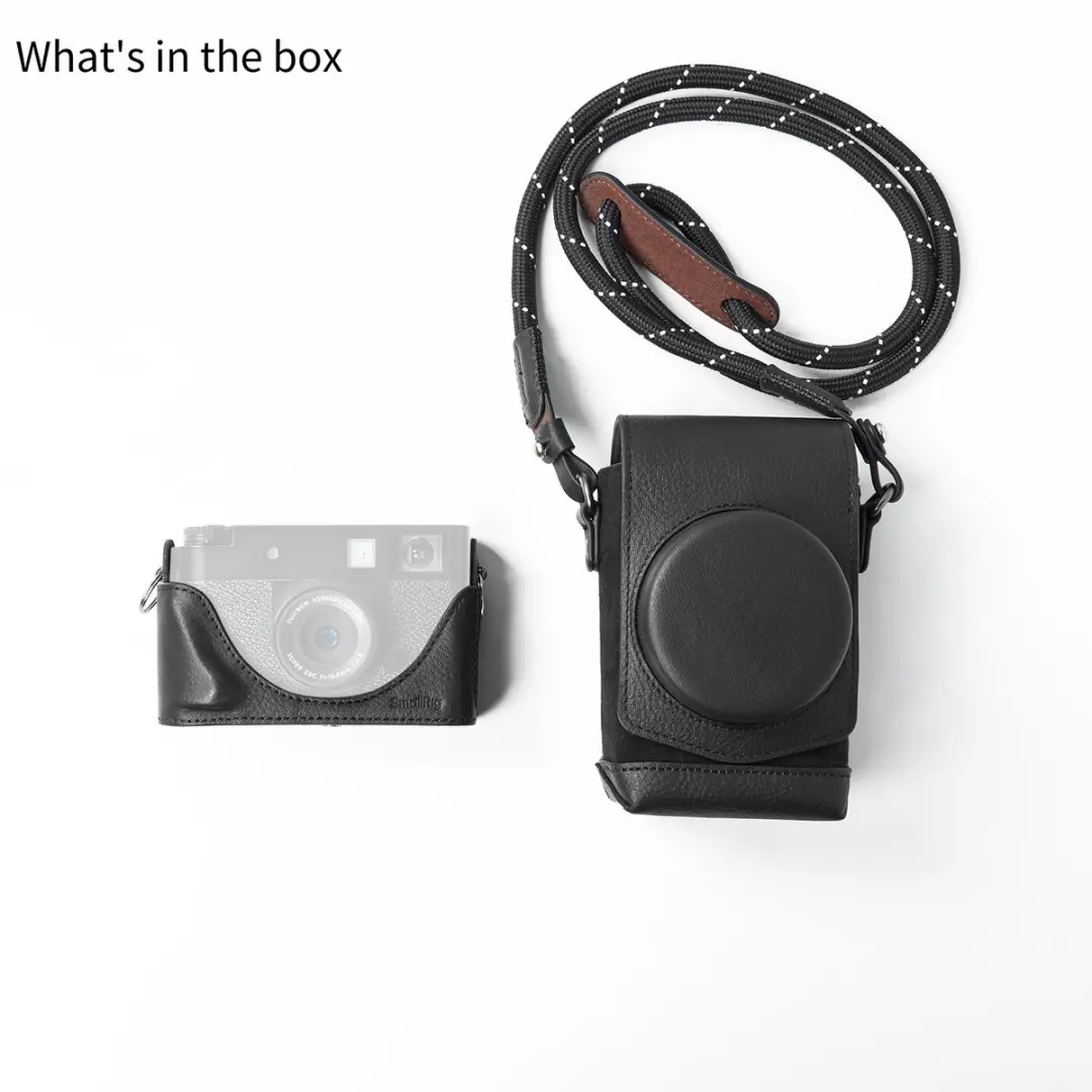 SmallRig 5219 Lederen Hoes Kit Fujifilm X - Zwart - afbeelding 4 van 5