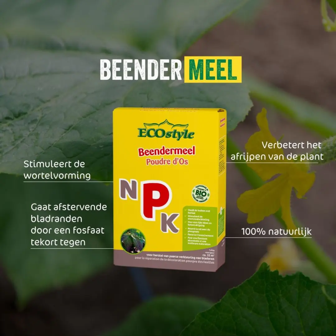 ECOstyle Beendermeel 1,6kg - Dwerggroei/Afsterving - afbeelding 2 van 6