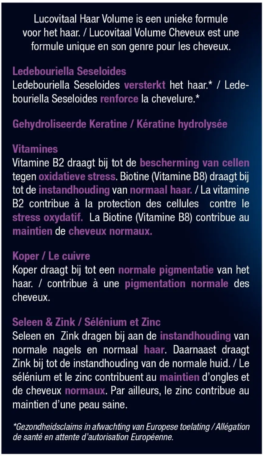 Lucovitaal Haar Volume Capsules 30 Stuks