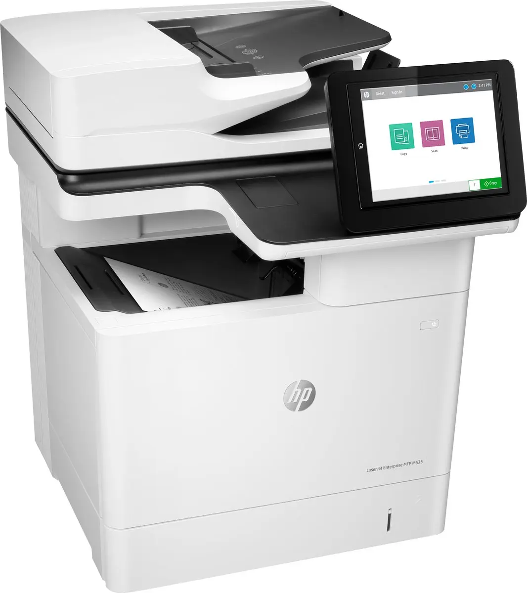 HP LaserJet Enterprise M635h MFP - 650 Vel Zwart/Wit - afbeelding 5 van 6