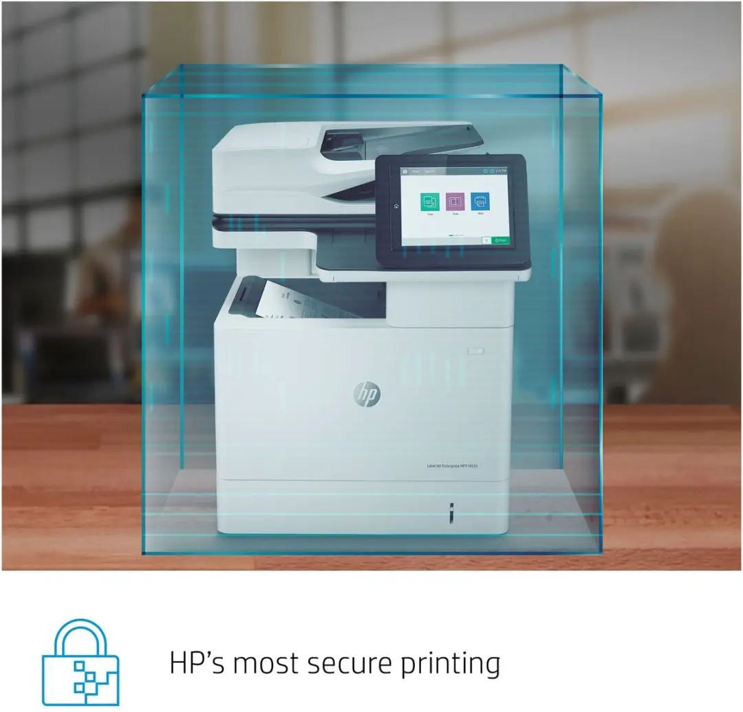 HP LaserJet Enterprise M635h MFP - 650 Vel Zwart/Wit - afbeelding 3 van 6
