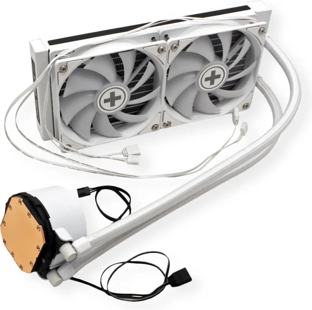 Xilence LiQuRizer 240 ARGB LQ240.ARGB Koelblok - 2x 120mm PWM ARGB Ventilatoren Wit