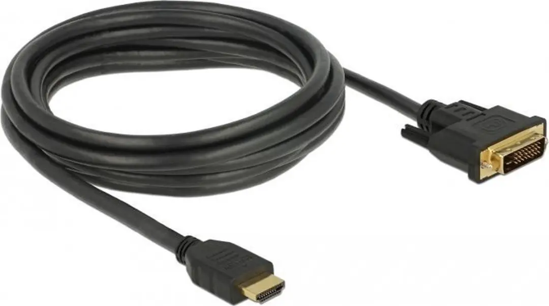 Delock DVI-D Dual Link naar HDMI Kabel - 3m - Zwart - afbeelding 5 van 6