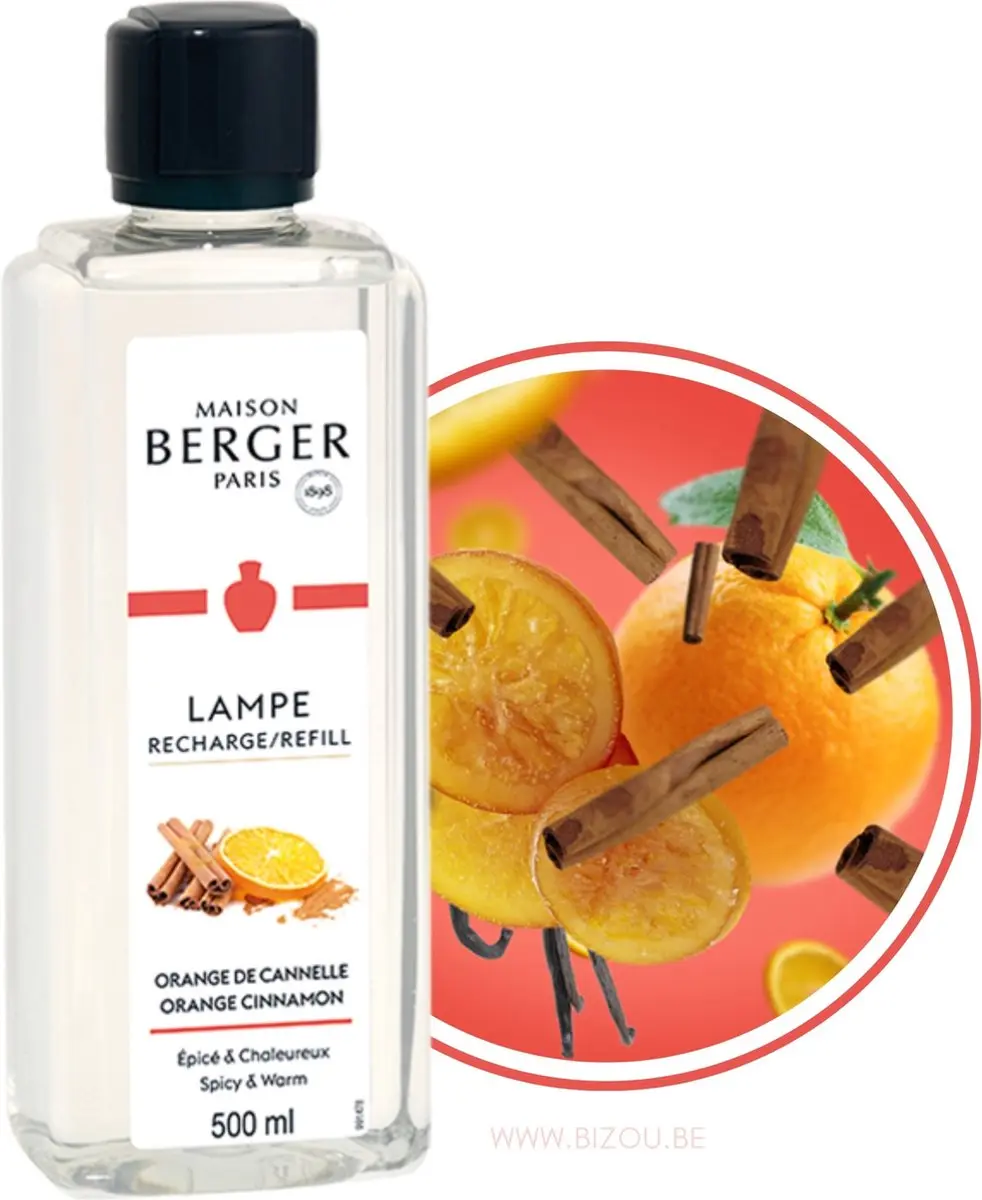 Lampe Berger Navulling Orange de Cannelle 500ml