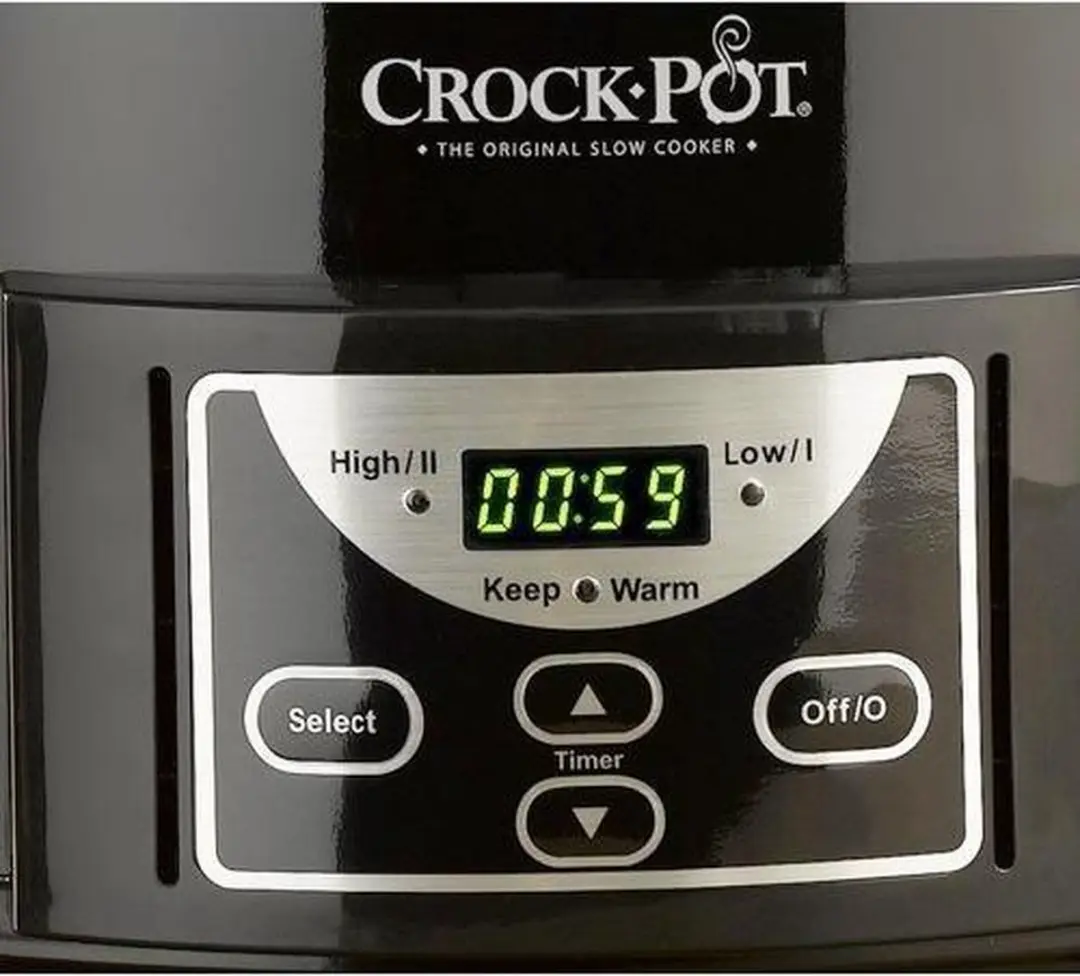 CrockPot CR507 Slowcooker 4,7L - 220W - Zwart - afbeelding 2 van 6