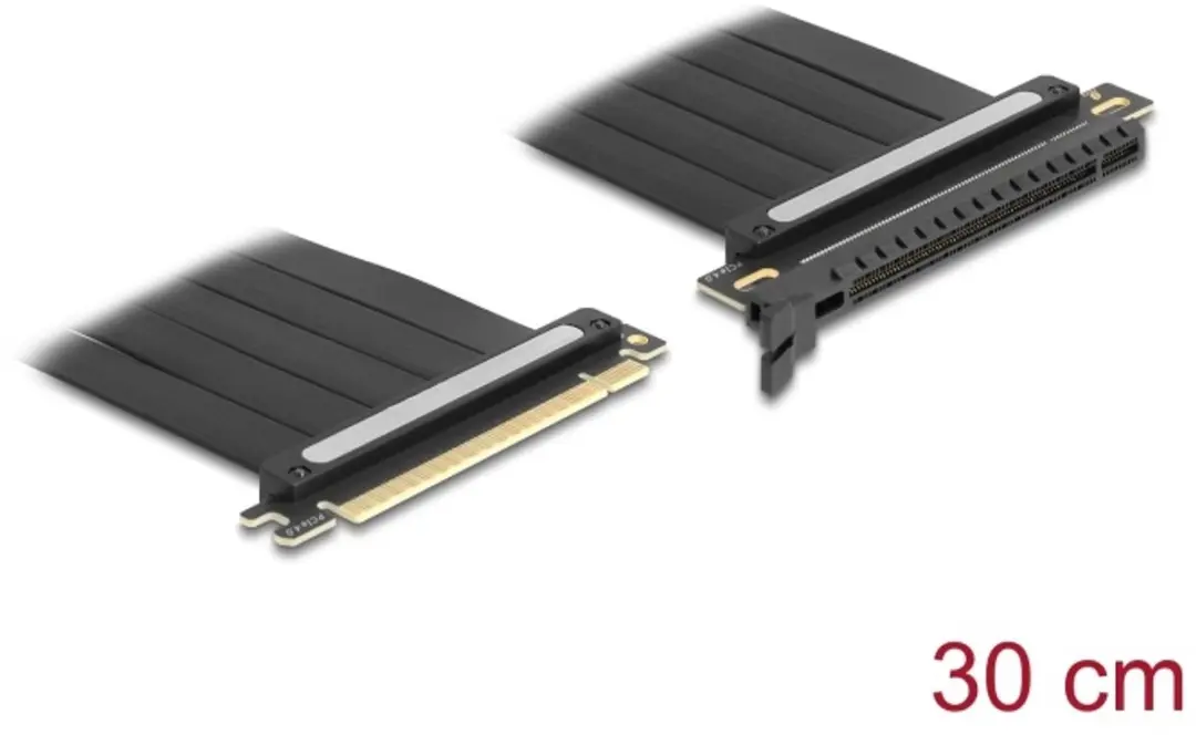 Delock Riser Card PCI Express 4.0 x16 male to x16 slot with cable 30 cm