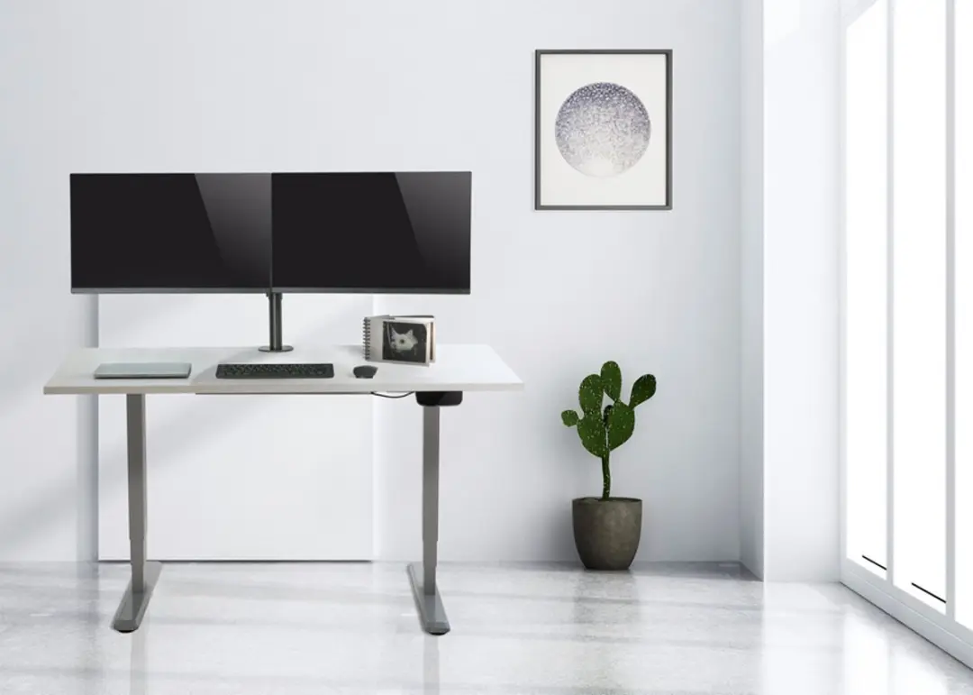 Equip 650115 Flat Panel Bureau Steun 27" - Zwart - afbeelding 2 van 5