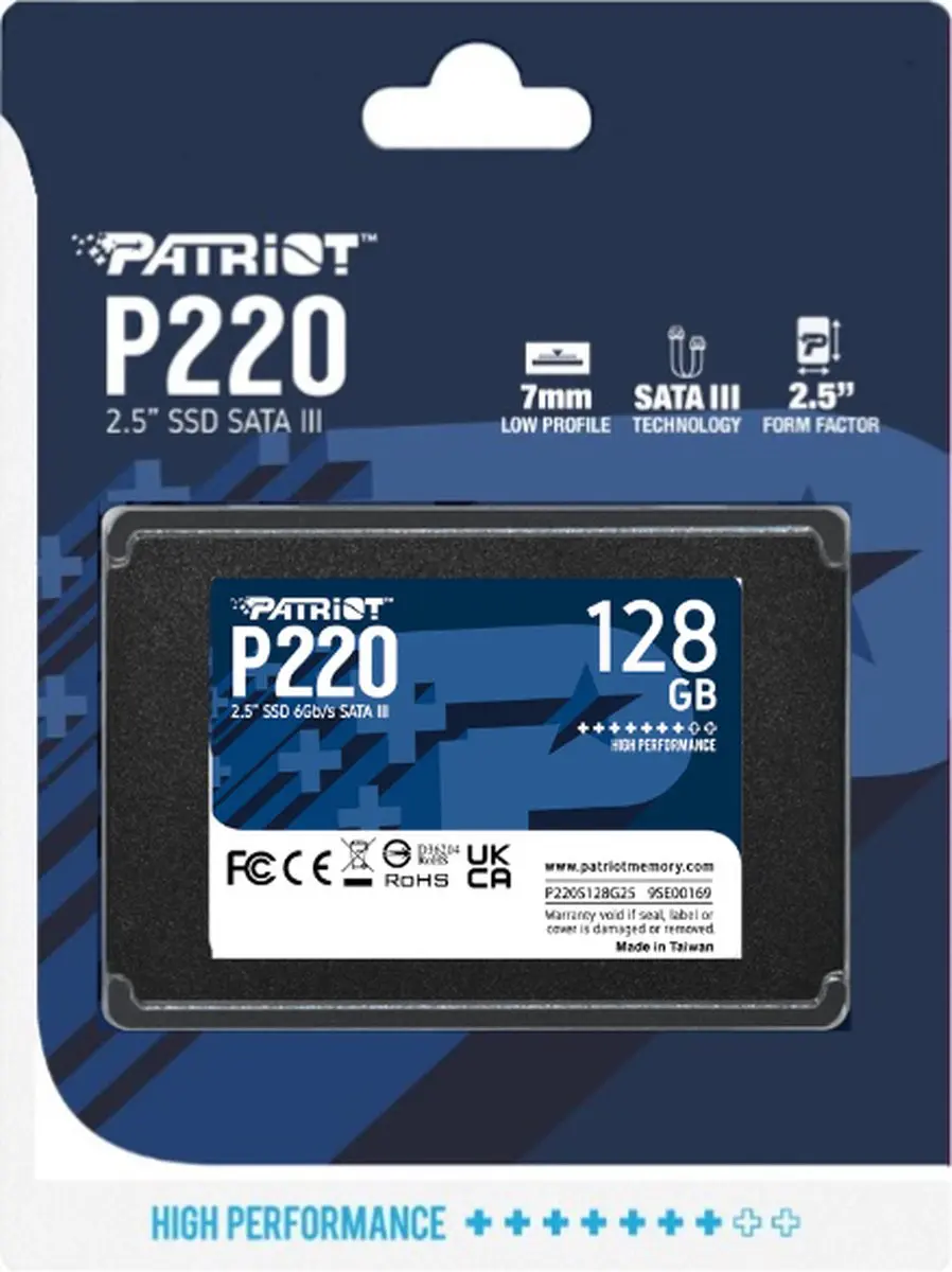 Patriot Memory P220 128GB SSD - 2.5" SATA III