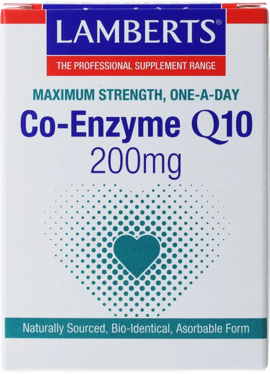Lamberts Co-Enzym Q10 200mg - 60 Capsules - afbeelding 4 van 6
