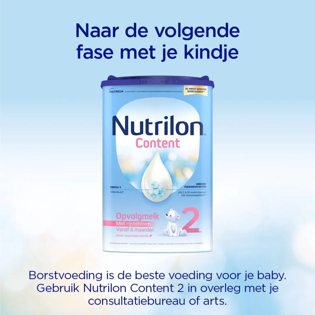 Nutrilon Content 1 Flesvoeding 800g - afbeelding 6 van 6