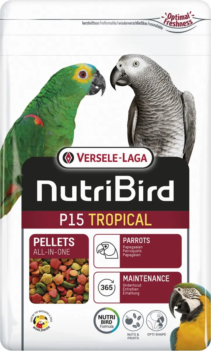 Versele-Laga Nutribird P15 Tropical Papegaai Vogelvoer 1 kg