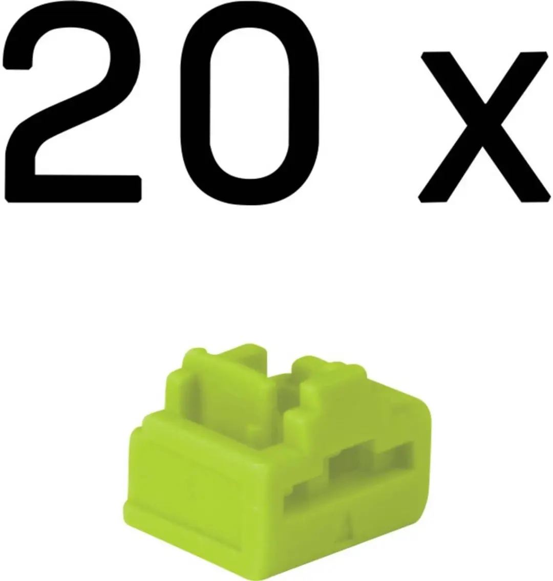 Lindy 47895 RJ45-poortblokker Groen