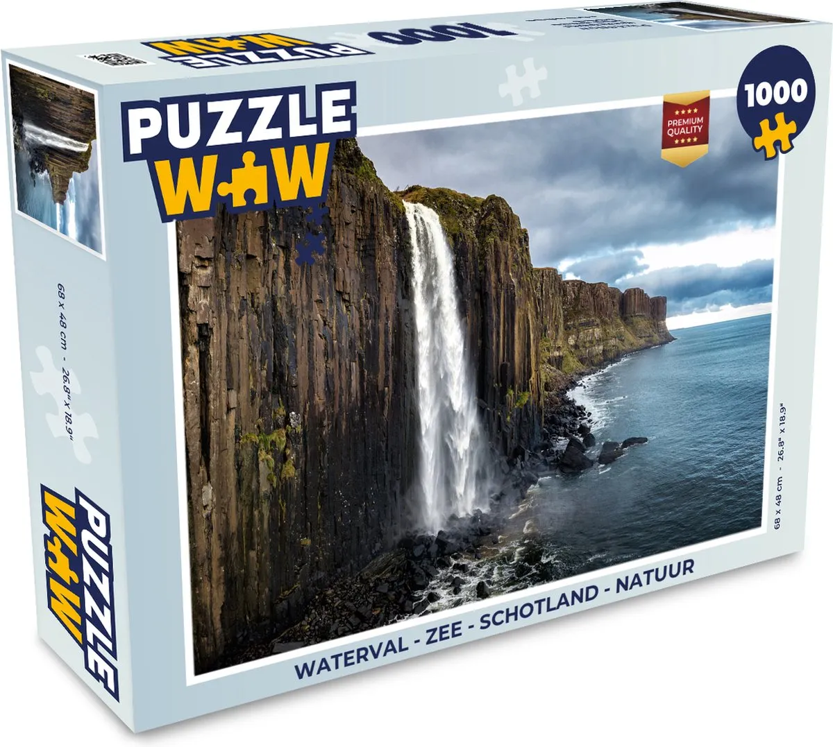PuzzleWow Waterval Schotland Legpuzzel 1000 Stuks