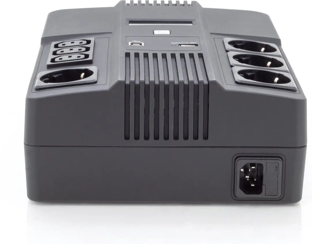 Digitus DN-170111 UPS - 7 Stopcontacten - Zwart