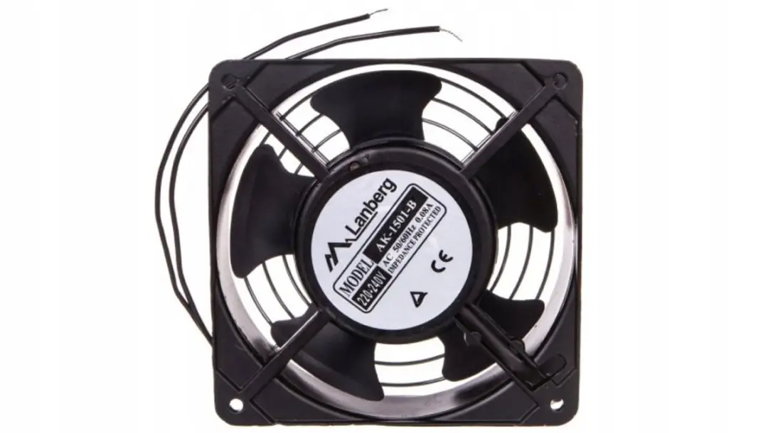 Lanberg Koelventilator 120x120x38mm - 230V - Transparent - afbeelding 5 van 6