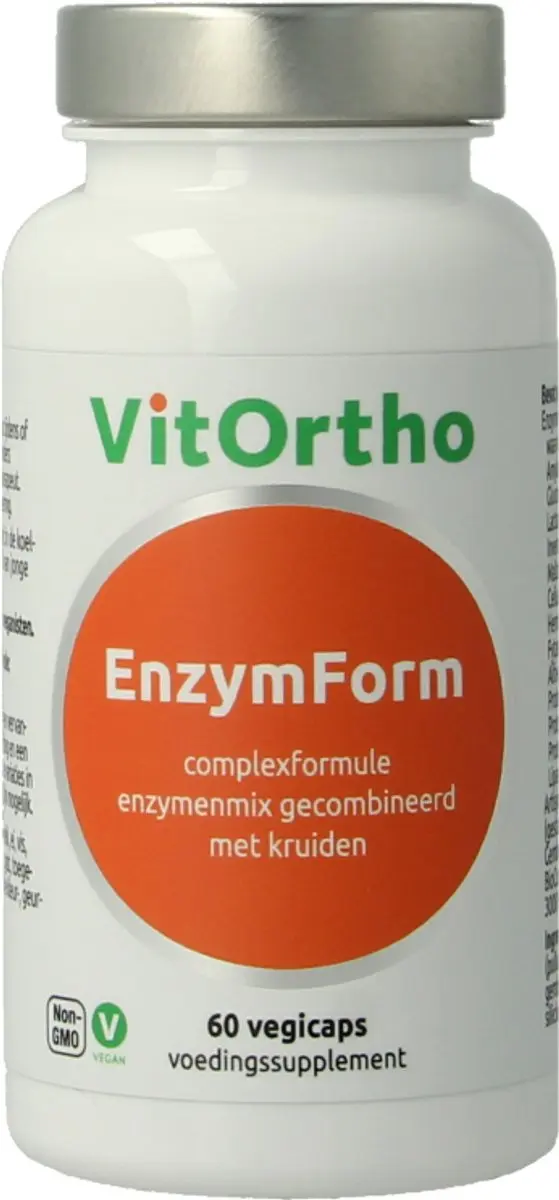 VitOrtho Enzymform 60 Vegetarische Capsules - afbeelding 5 van 5