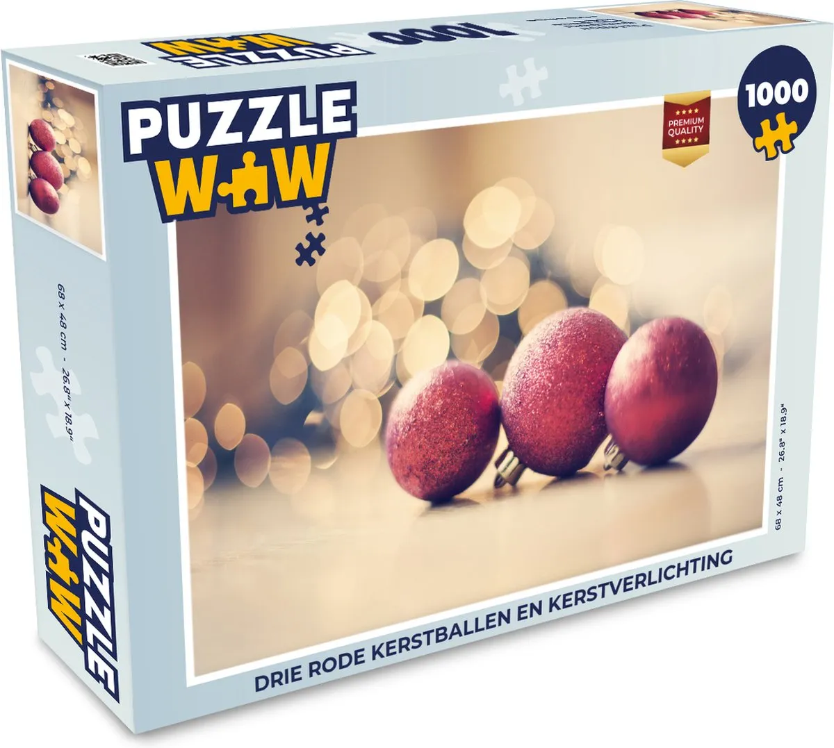 PuzzleWow Kerstpuzzel 1000 Stuks