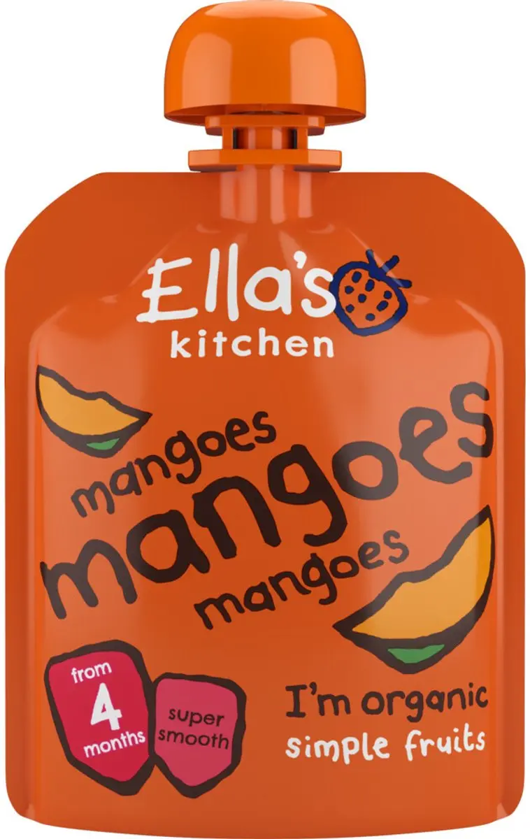 Ella’s Kitchen Biologisch Knijpfruit Mango 70g