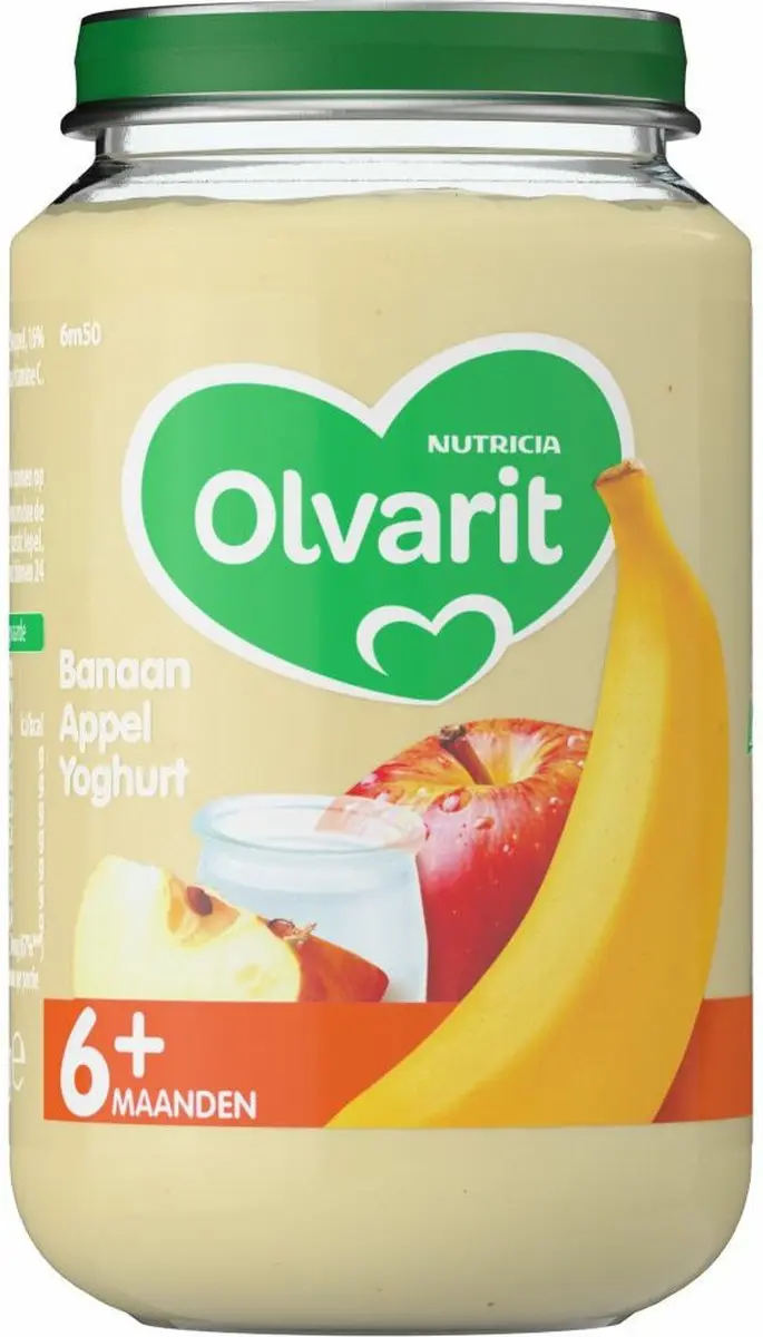 Olvarit Banaan Appel Yoghurt 6M+