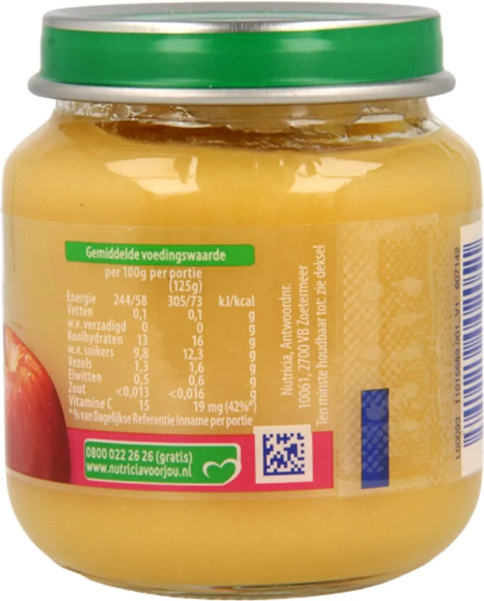 Olvarit Fruithapje Appel Mango Banaan 125ml - afbeelding 3 van 6
