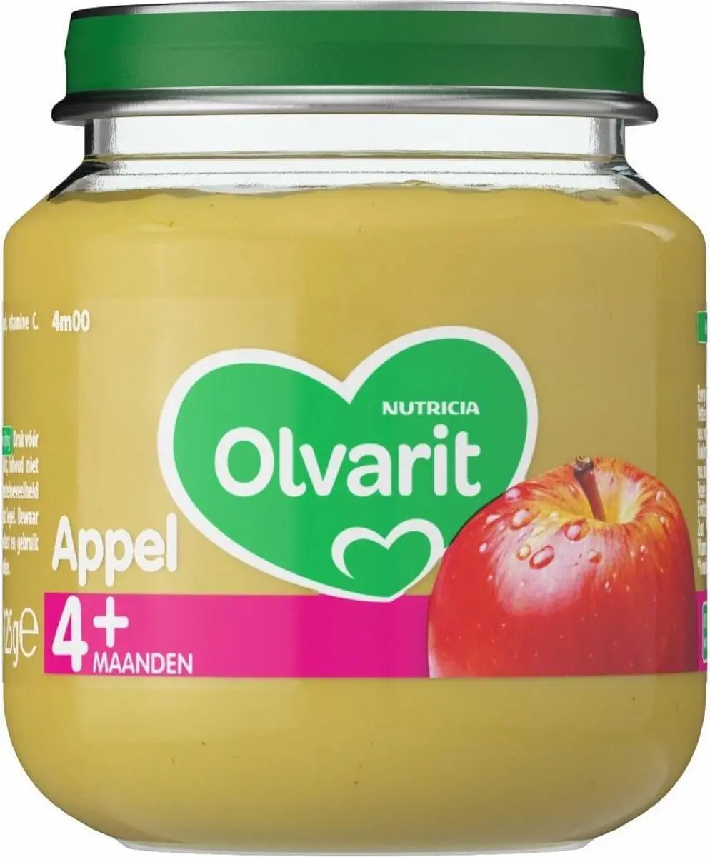 Olvarit Fruithapje Appel 125ml