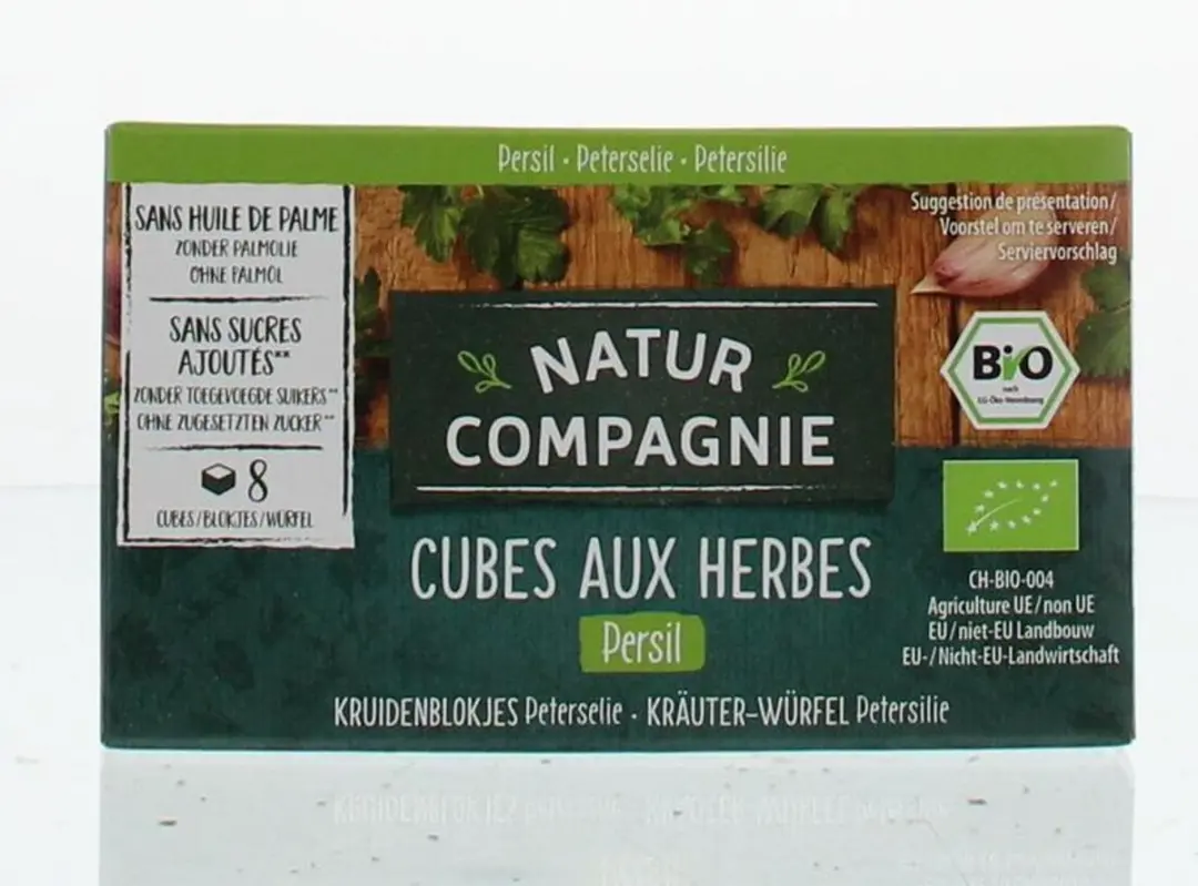 Natur Compagnie Peterselie Kruidenblokjes Bio 80g - afbeelding 2 van 2