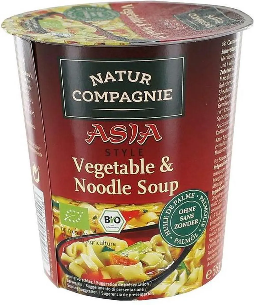 Natur Com Cupnoodles Vegetar - 55g - afbeelding 5 van 6