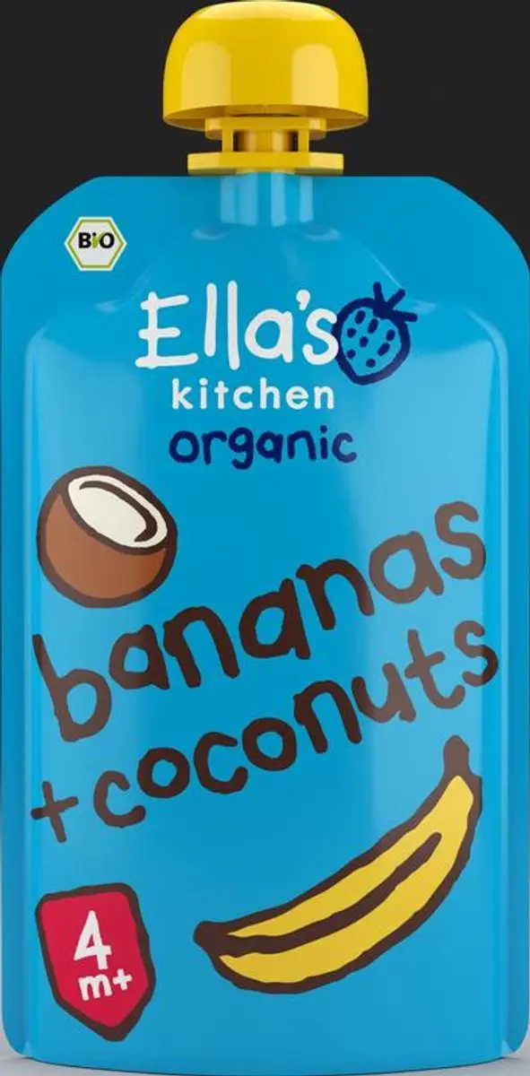Ella’s Kitchen Biologisch Knijpfruit Banaan & Kokos 120g