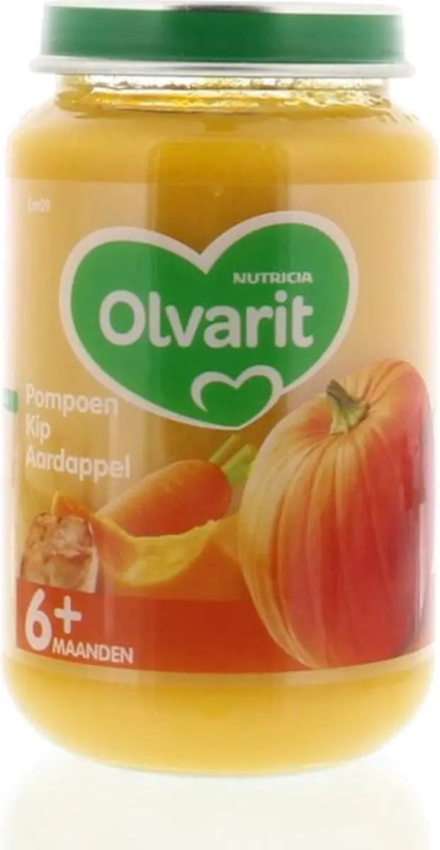 Olvarit Pompoen Kip Aardappel 200g - afbeelding 6 van 6