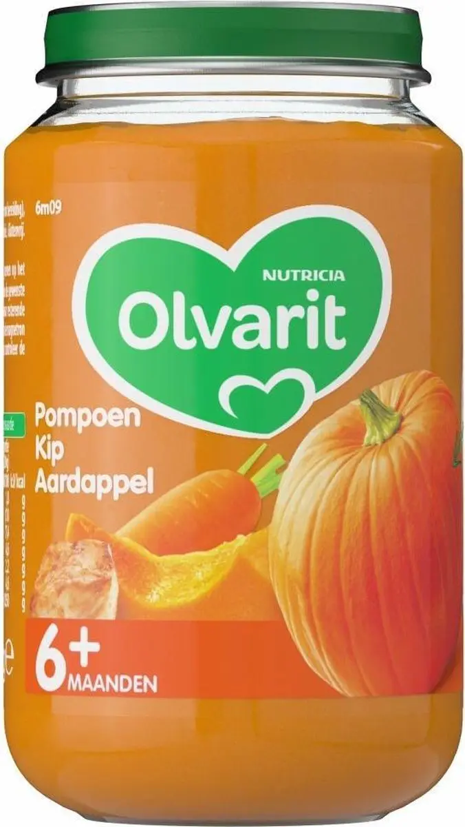 Olvarit Pompoen Kip Aardappel 200g - afbeelding 5 van 6