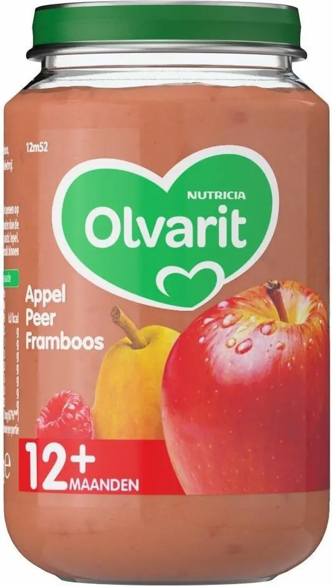 Olvarit Fruithapje Appel Peer Framboos 200g - afbeelding 5 van 6