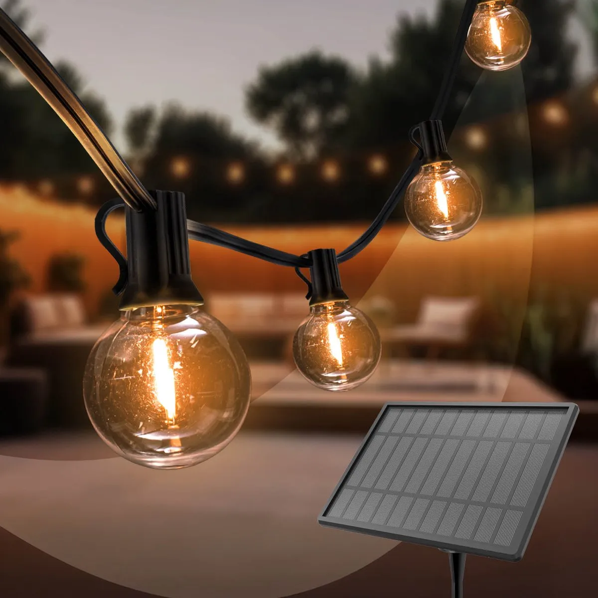 LEDVION Solar Lichtsnoer 27m