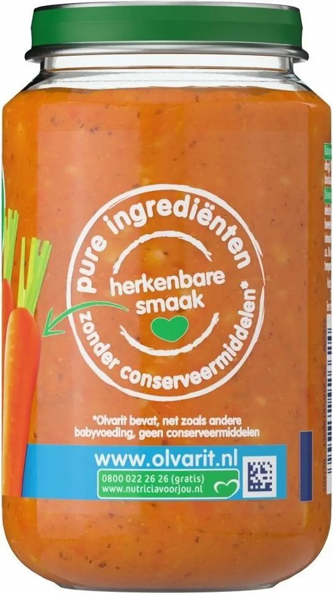 Olvarit Wortel Kip Aardappel 200g - afbeelding 5 van 6