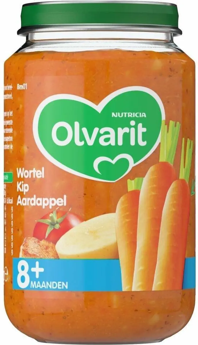 Olvarit Wortel Kip Aardappel 200g - afbeelding 6 van 6