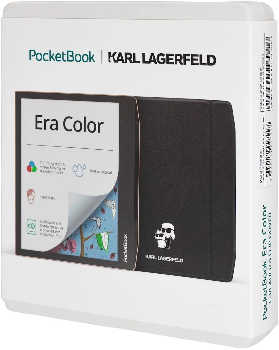 PocketBook Era Color PB700K3-L-KL-WW e-reader - 7 inch - 32GB - Karl Lagerfeld Sunset Copper - afbeelding 5 van 6