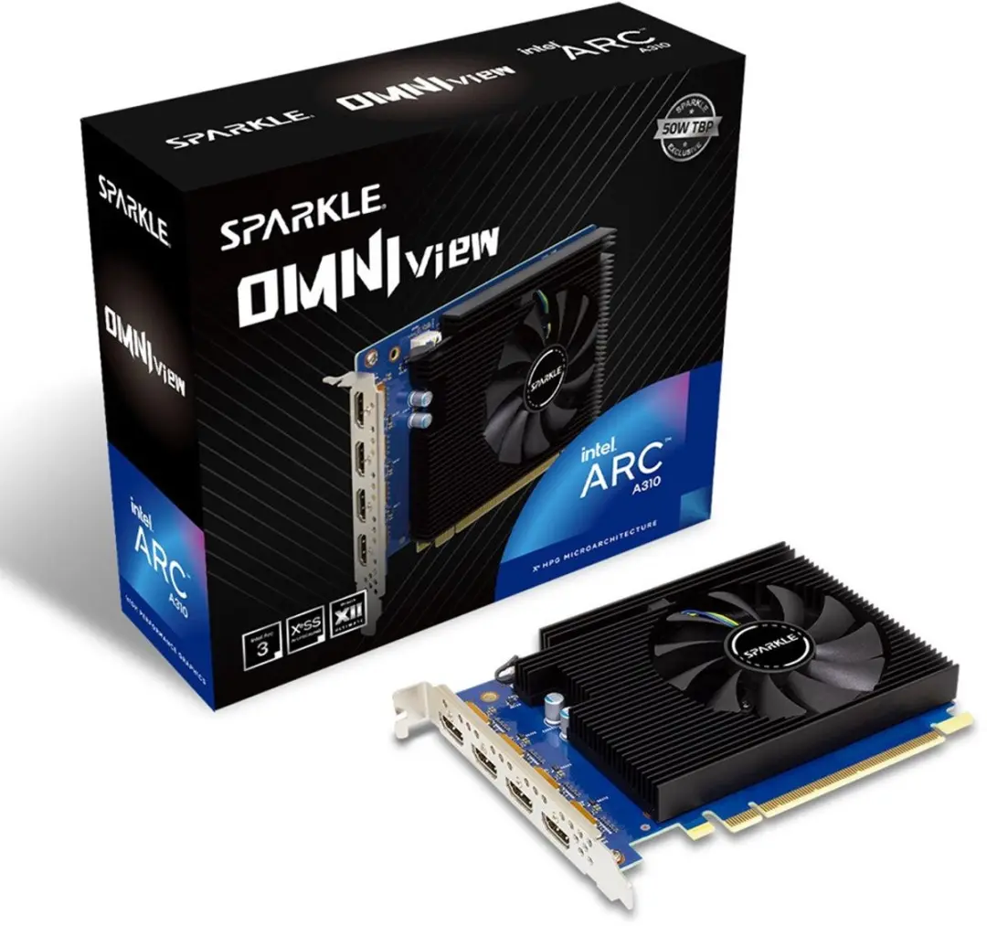 SPARKLE Intel Arc A310 1A1-S00424000G Videokaart - 4GB GDDR6 - afbeelding 5 van 5