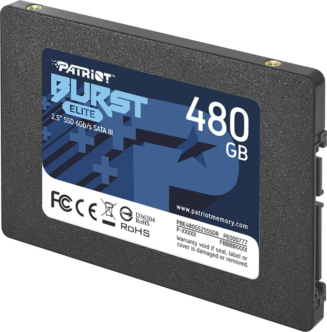 Patriot Burst Elite PBE480GS25SSDR SSD - 480GB - 2,5 inch