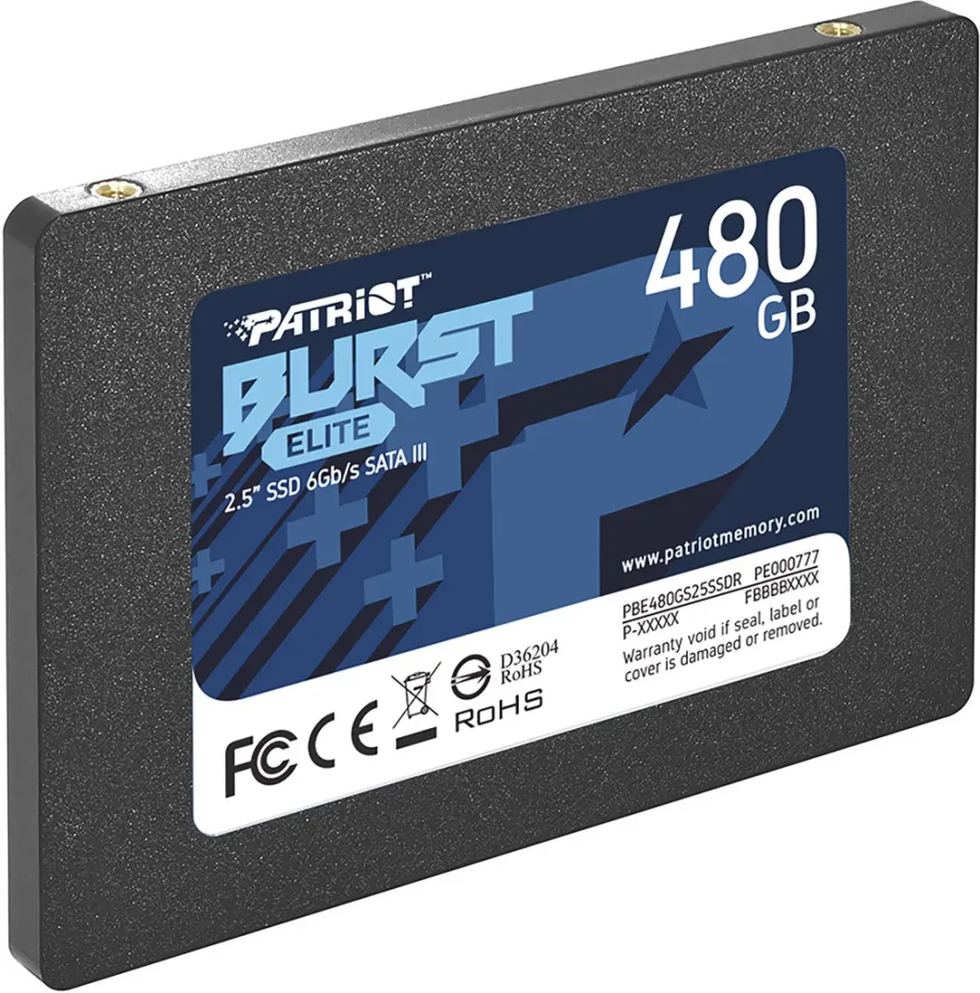 Patriot Burst Elite PBE480GS25SSDR SSD - 480GB - 2,5 inch