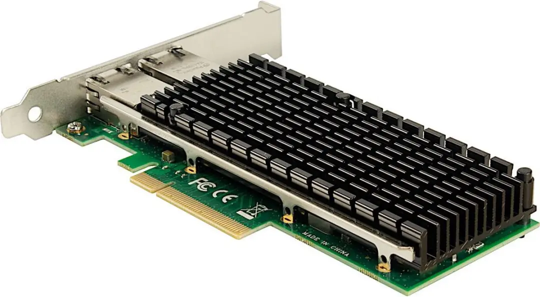 Intertech ST-7214 Interfacekaart RJ-45 - Zwart/Zilver