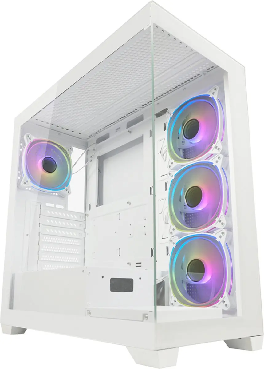 LC-Power LC-715W-ON computerbehuizing Midi Tower Wit